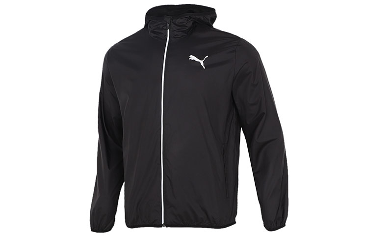 Puma Black Casual Sports Training Hooded Jacket 588786-01