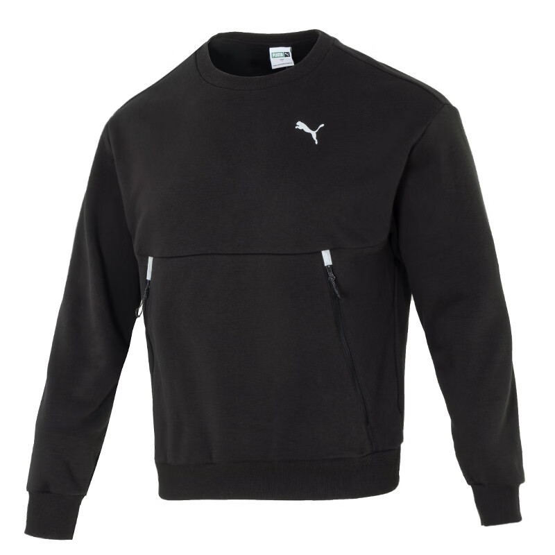 Puma Black Crewneck Casual Sports Sweatshirt 629736-01