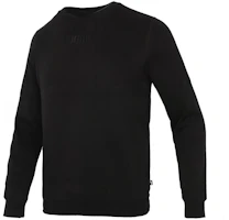Puma Black Crewneck Pullover Sweatshirt with Solid Logo Design 846409-01 Puma Black Crewneck Pullover Sweatshirt with Solid Logo Design 846409-01