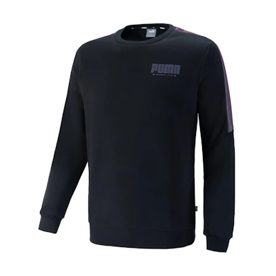 Puma Black Crewneck Sweatshirt with Letter Print Design 848239-01