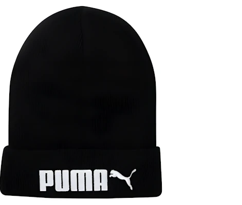 PUMA Black Embroidered Logo Beanie Unisex Style. 022887-01 Buy PUMA Black Embroidered Logo Beanie Unisex Style. 022887-01