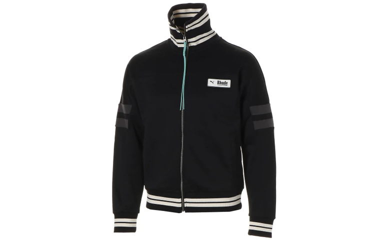 Puma Black Fitted Polo Collar Sports Jacket 595340-01