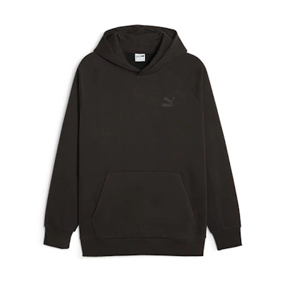Puma Black Fleece Hoodie with Large Pocket - Casual and Loose Fit 625301-01