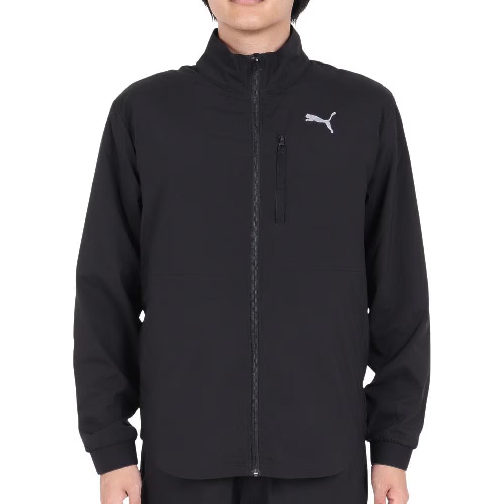 Puma Black Full-Zip Hoodie Jacket with Logo 525020-01