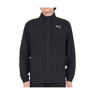 Puma Black Full-Zip Hoodie Jacket with Logo 525020-01