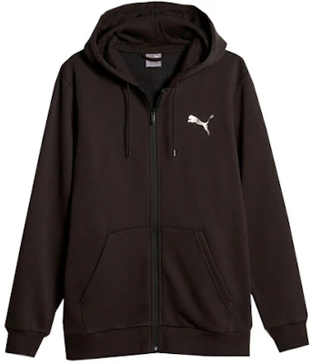 Puma Black Full-Zip Hoodie with Back Letter Print 678377-01 Buy Puma Black Full-Zip Hoodie with Back Letter Print 678377-01