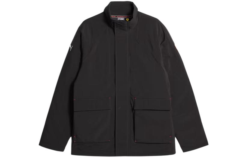 Puma Black Full-Zip Loose Fit Track Jacket 620901-01