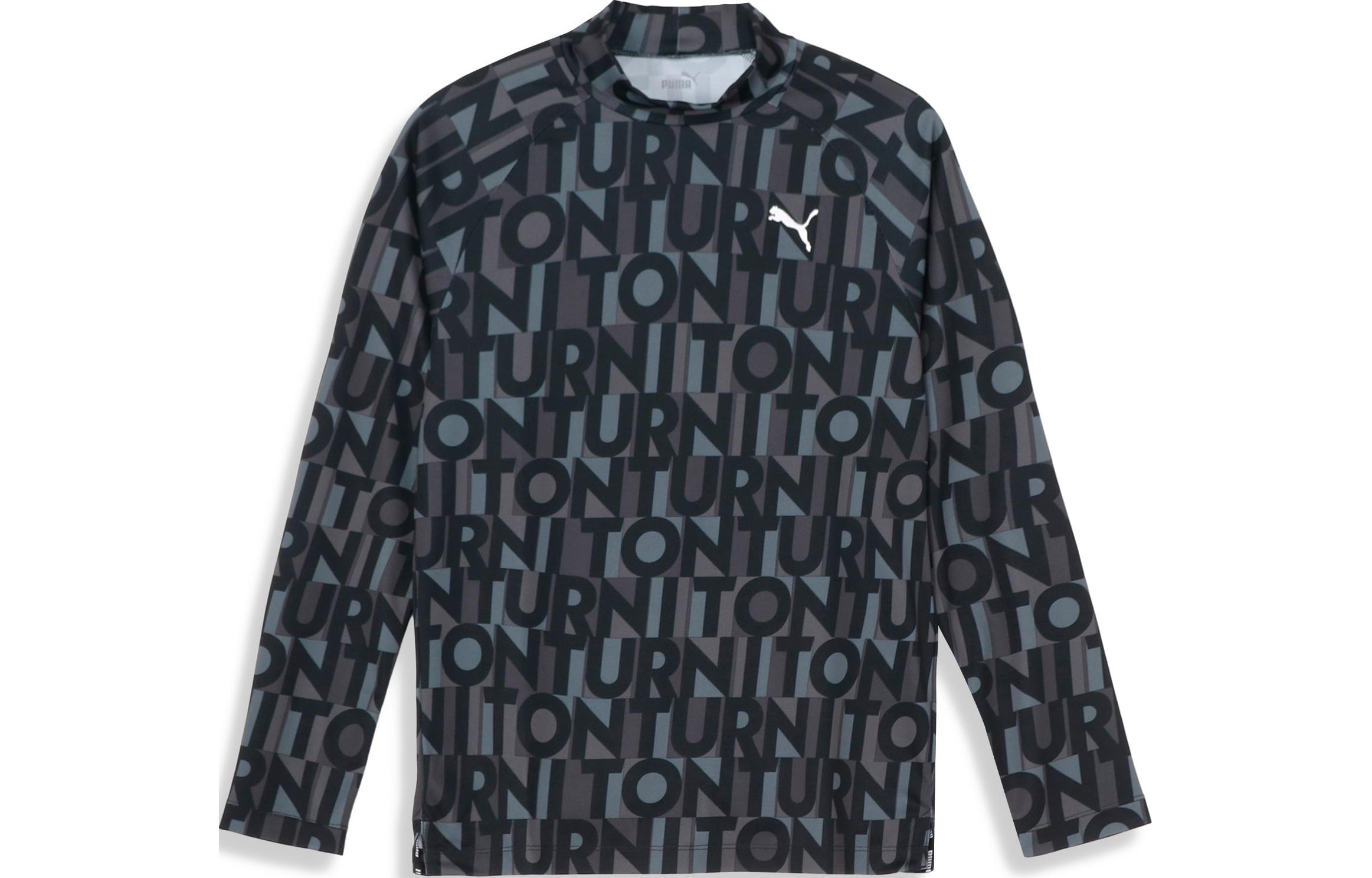 Puma Black Half-Turtleneck Pullover Casual Sweatshirt 624920-01