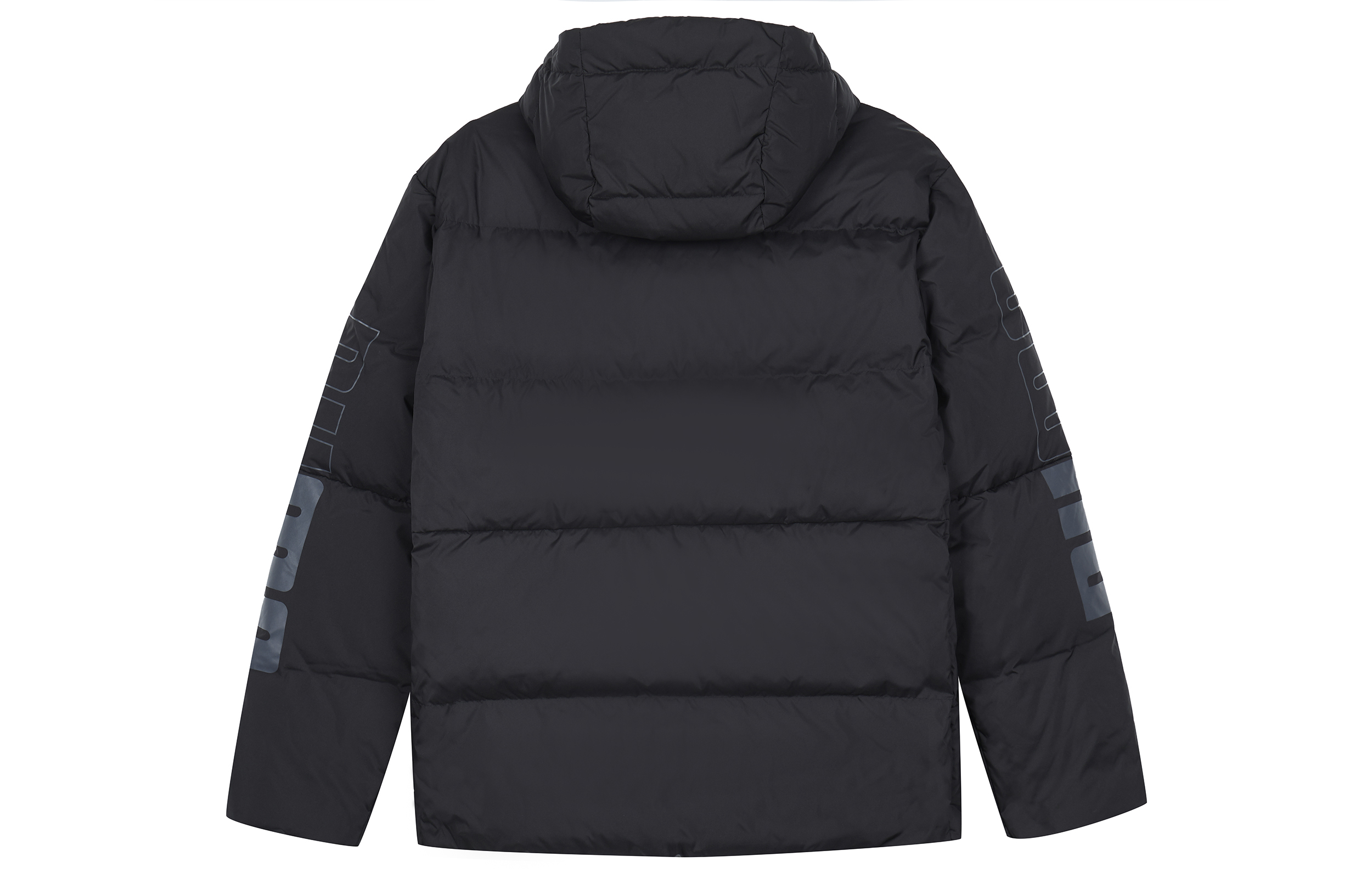 Lookbook Puma 黑色連帽羽絨外套 字母印花休閒設計 678720-01