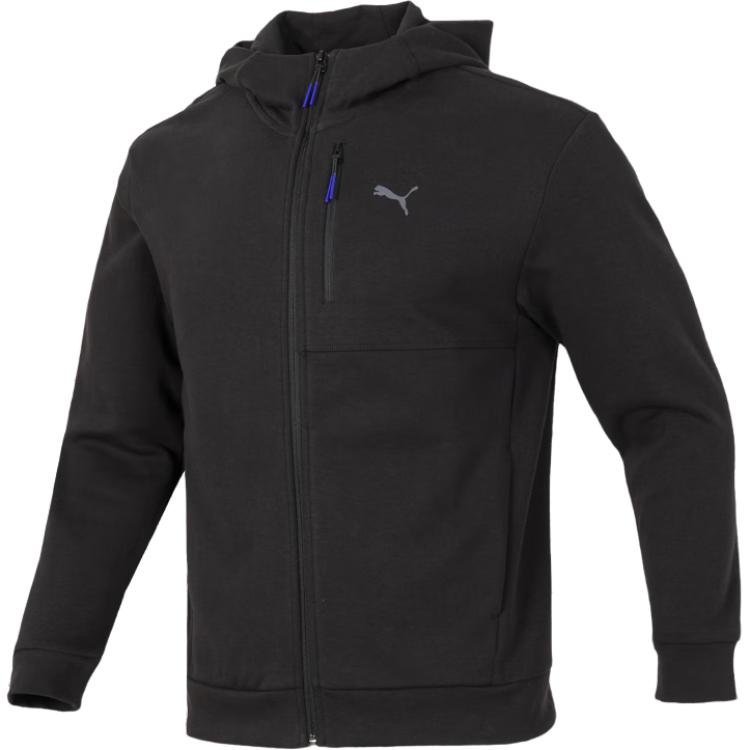 Puma Black Hooded Sports Training Fashion Jacket 684093-01