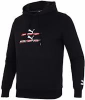 Puma Black Hoodie - Casual Loose Fit for Running and Sports 533145-51 Puma Black Hoodie - Casual Loose Fit for Running and Sports 533145-51