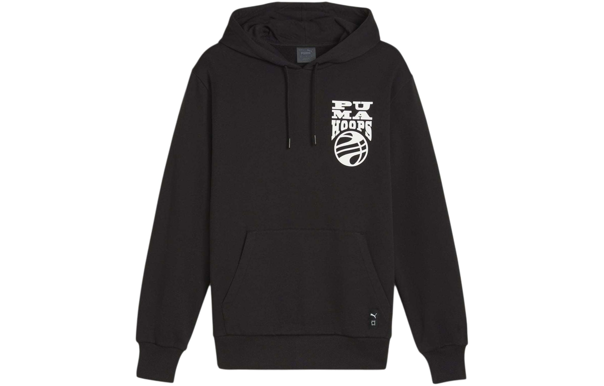 Puma Black Hoodie with Breathable Alphabet Design 625248-01