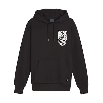 Puma Black Hoodie with Breathable Alphabet Design 625248-01