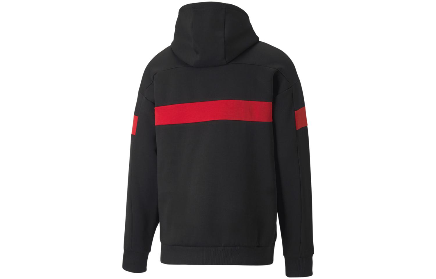 Lookbook Puma 黑色連帽衫 字母印花 長袖套頭款 531650-01