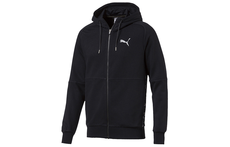 Puma Black Hoodie with Logo Graphic 851801-01