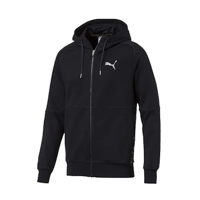 Puma Black Hoodie with Logo Graphic 851801-01