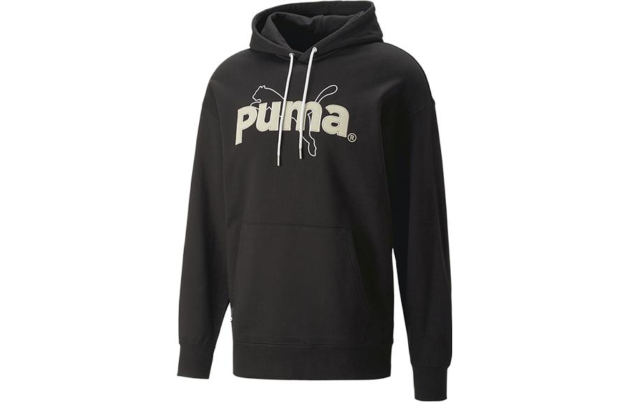 Puma Black Hoodie with Logo Print 620631-01