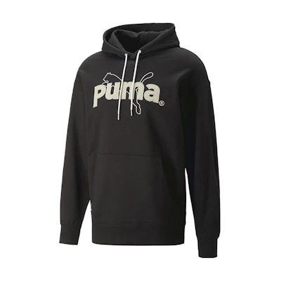 Puma Black Hoodie with Logo Print 620631-01