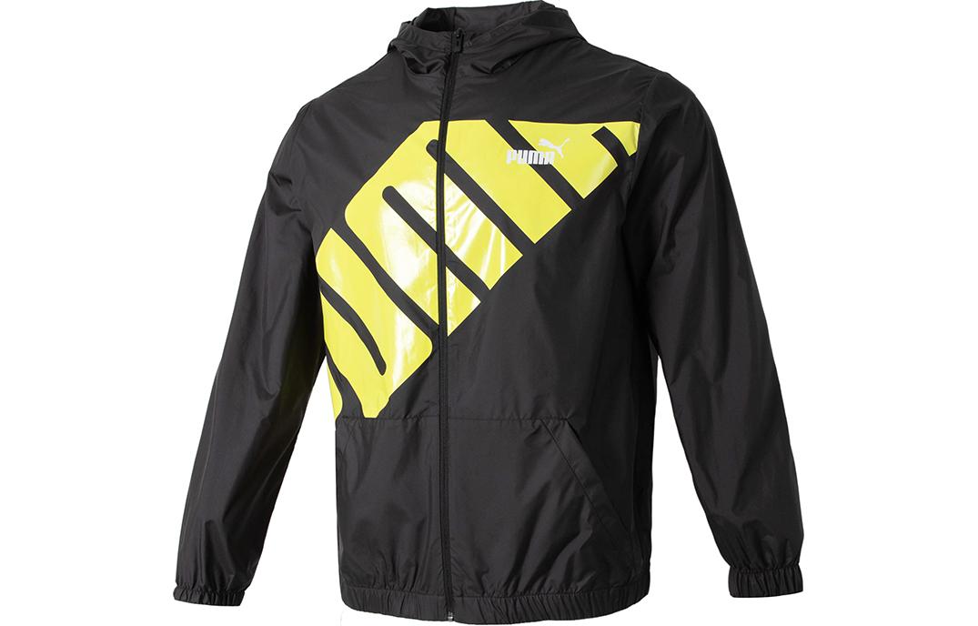 Puma Black Letter Graphic Hoodie Jacket 628117-01
