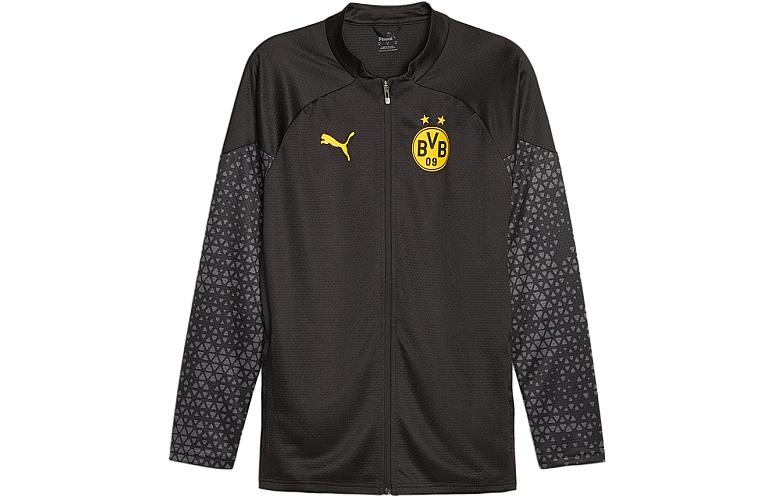 Puma Black Letter Graphic Print Zip-Up Jacket 771830-02