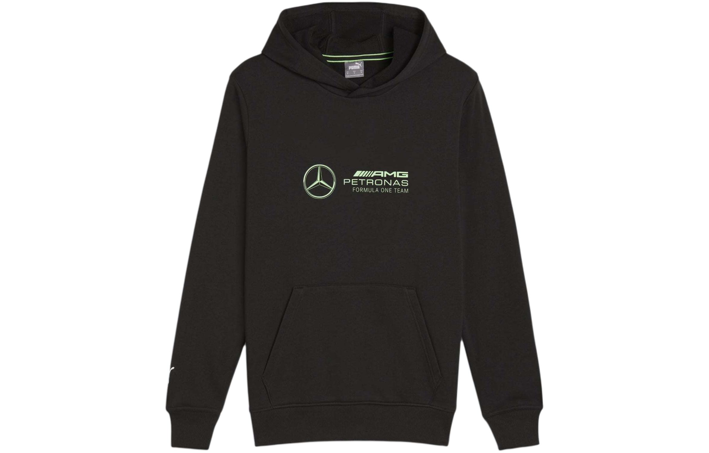 Puma Black Letter Print Training Hoodie 623749-01