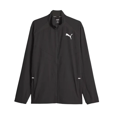 Puma Black Logo High-Collar Zip-Up Jacket 524590-01