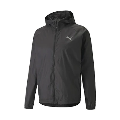 Puma Black Logo Hooded Jacket Casual Sportswear - Fall Season 521684-01