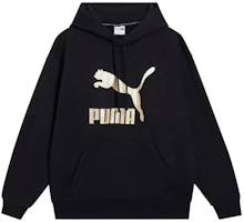 Puma Black Logo Print Long-Sleeve Pullover Hoodie 537678-01 Puma Black Logo Print Long-Sleeve Pullover Hoodie 537678-01