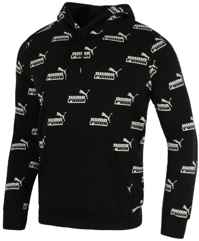 puma-black-logo-print-pullover-hoodie-casual-sportswear-588803-01