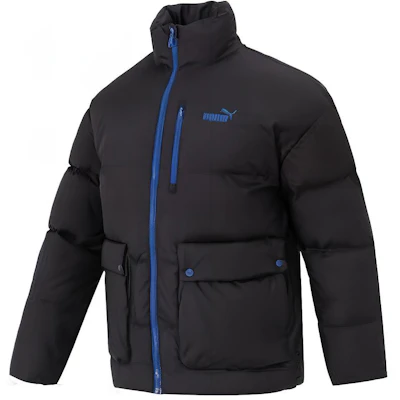 Puma 黑色戶外拼接設計拉鍊休閒外套 625609-01 Buy Puma 黑色戶外拼接設計拉鍊休閒外套 625609-01