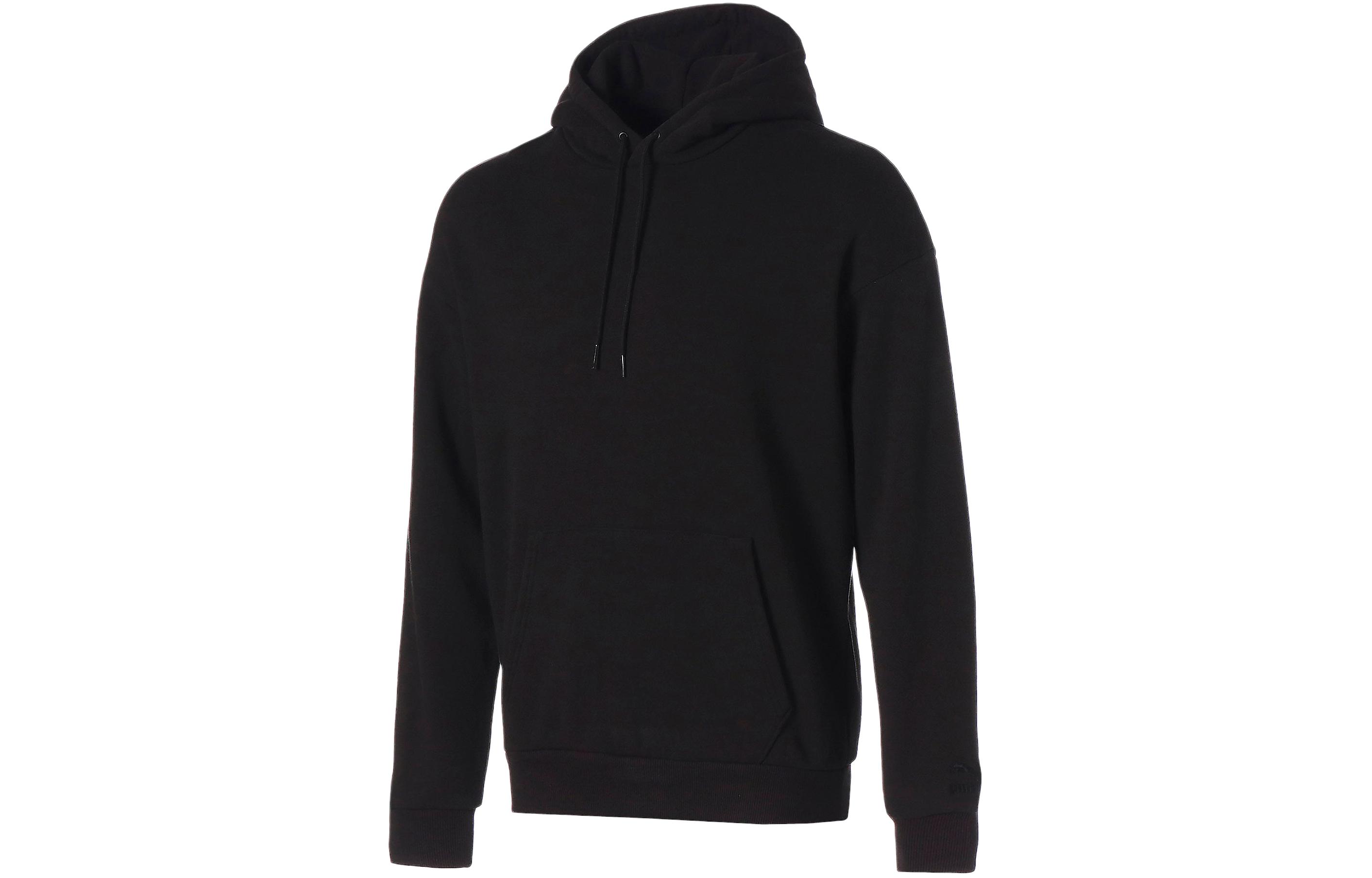 Puma Black Oversized Sweatshirt with Embroidered Logo Unisex 584593-01