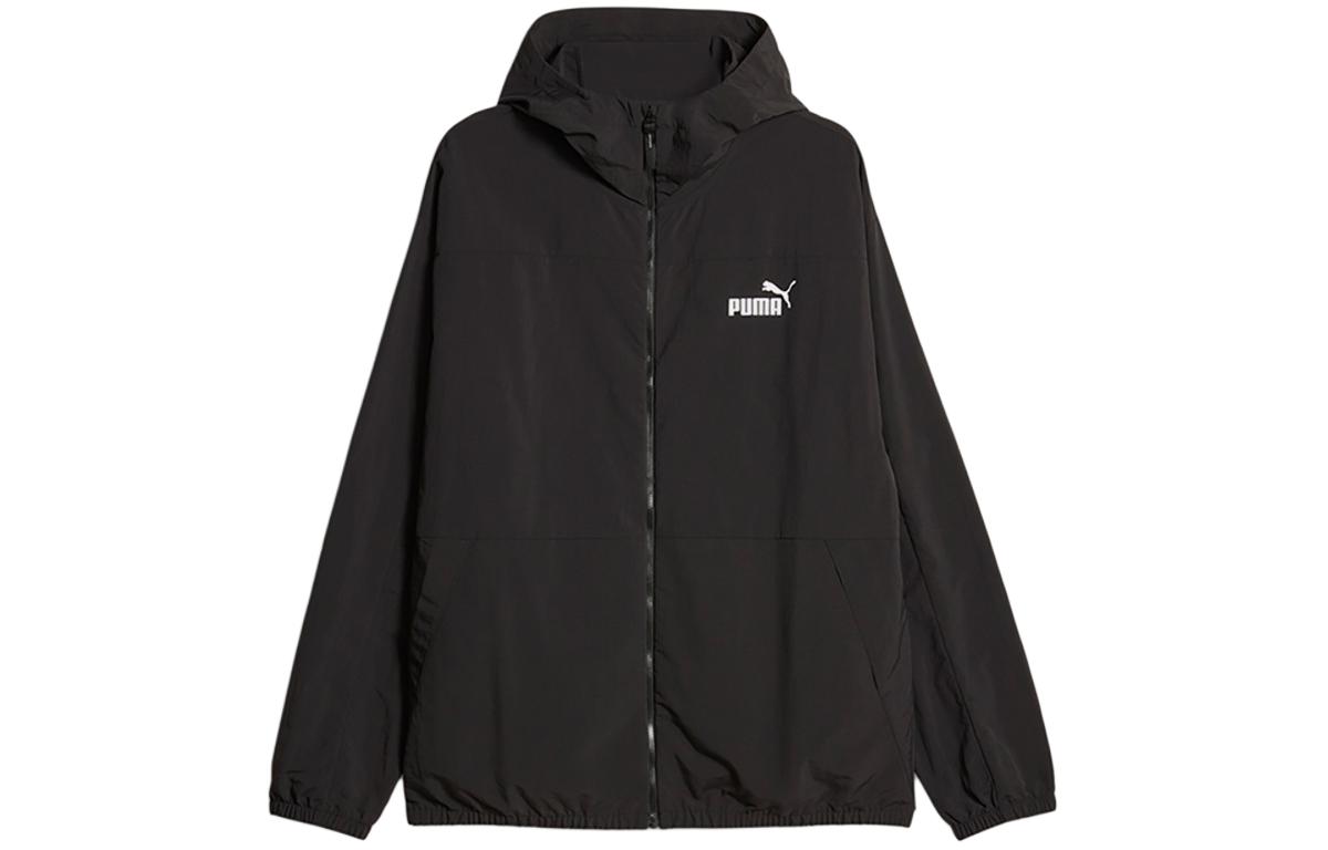 Buy Puma Hoodie Jaket Zip-Up Logo Polos Hitam Casual 680350-01
