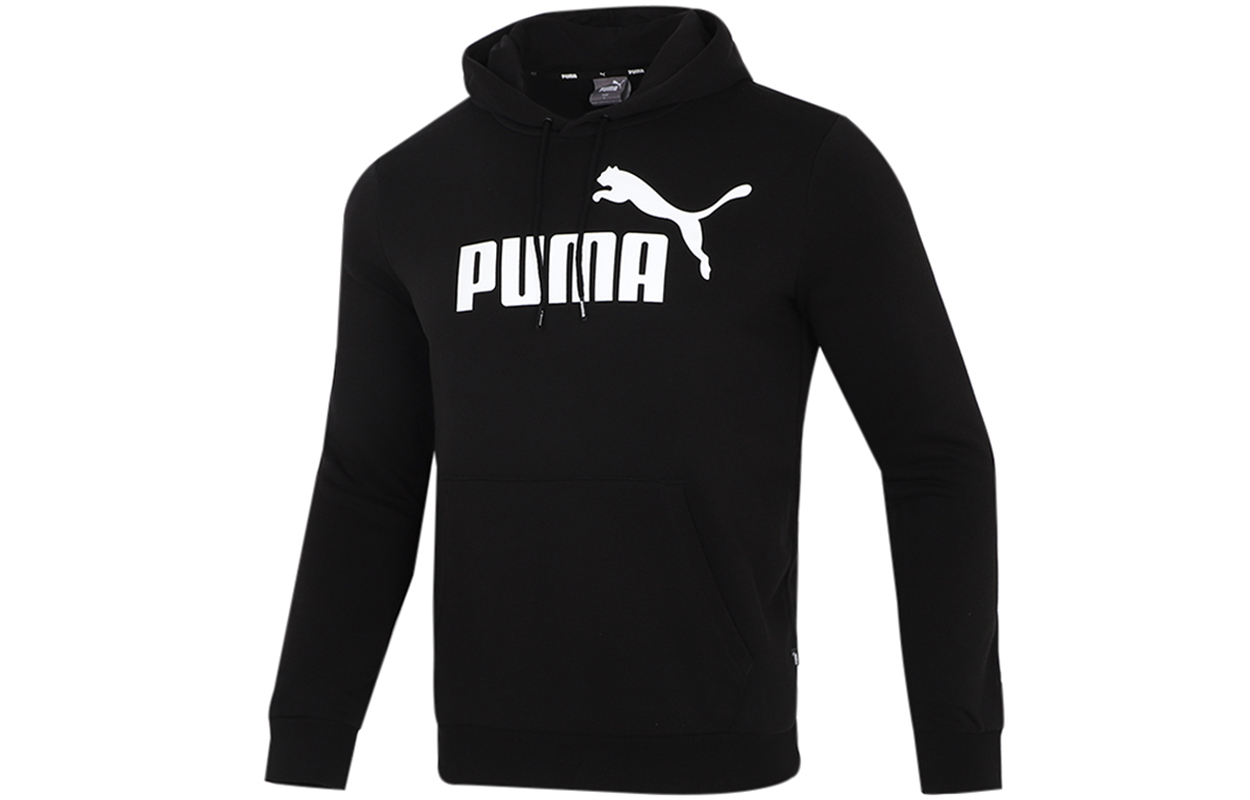 Puma Black Pullover Sweatshirt - Casual, Running, Relaxed Fit 588709-01