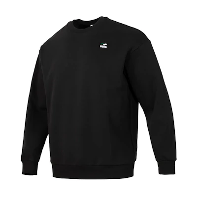 Puma Black Pullover Sweatshirt for Running and Training Casual Wear 628144-01