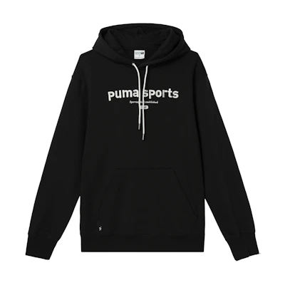 Puma Black Pullover Sweatshirt with Letter Academy Print 623442-01