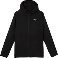 Puma Black RUN PLCD Logo Zip-Up Hoodie Jacket 522415-01 Puma Black RUN PLCD Logo Zip-Up Hoodie Jacket 522415-01