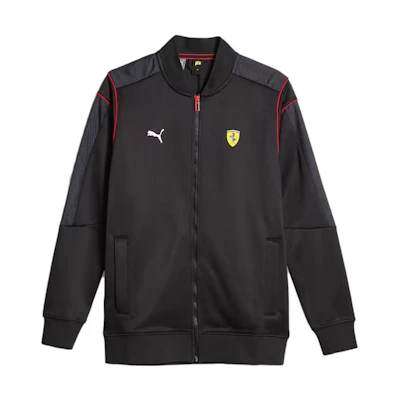 Puma Black Slim Fit Long Sleeve Baseball Jacket 620936-01