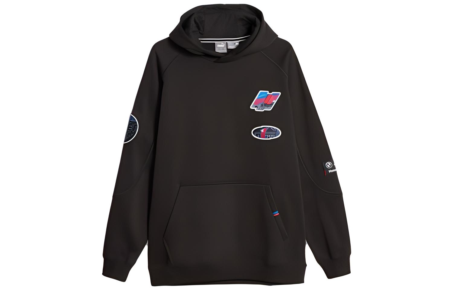 Puma Black Solid Color Badge Sweatshirt 621073-01