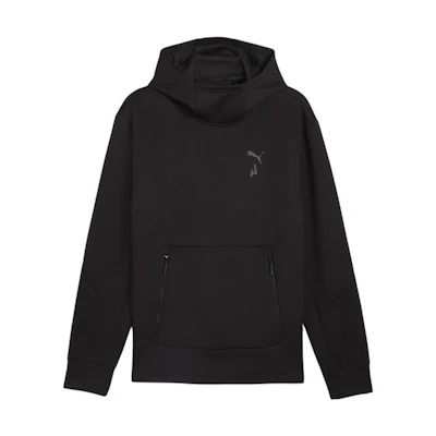 Puma Black Solid Color Casual Loose Fit Hoodie 524892-01