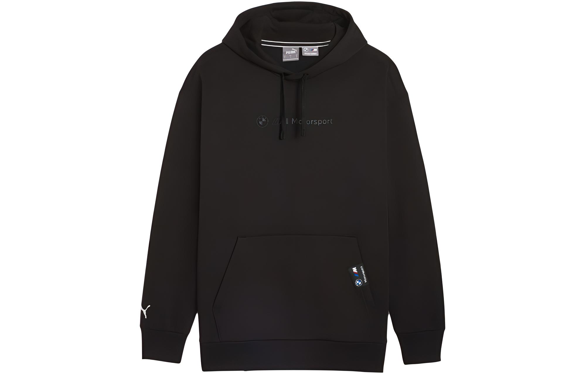Puma Black Solid Color Loose Fit Hoodie 624159-01