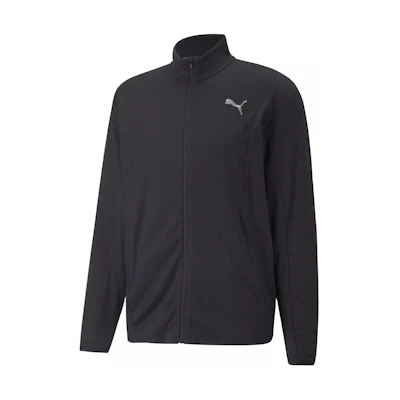 Puma Black Solid Reflective Zipper Jacket 522399-01