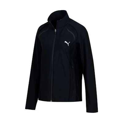 Puma Black Solid Training Track Jacket 933452-01