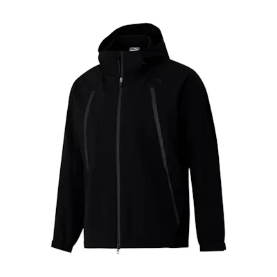 Puma Black Solid Waterproof Long Sleeve Casual Jacket 933357-01