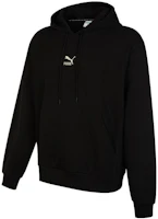 Puma Black Unisex Pullover Hoodie with Solid Logo and Drawstring 539755-01 Puma Black Unisex Pullover Hoodie with Solid Logo and Drawstring 539755-01