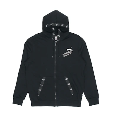 Puma Black Windbreaker Hoodie Jacket 583524-01