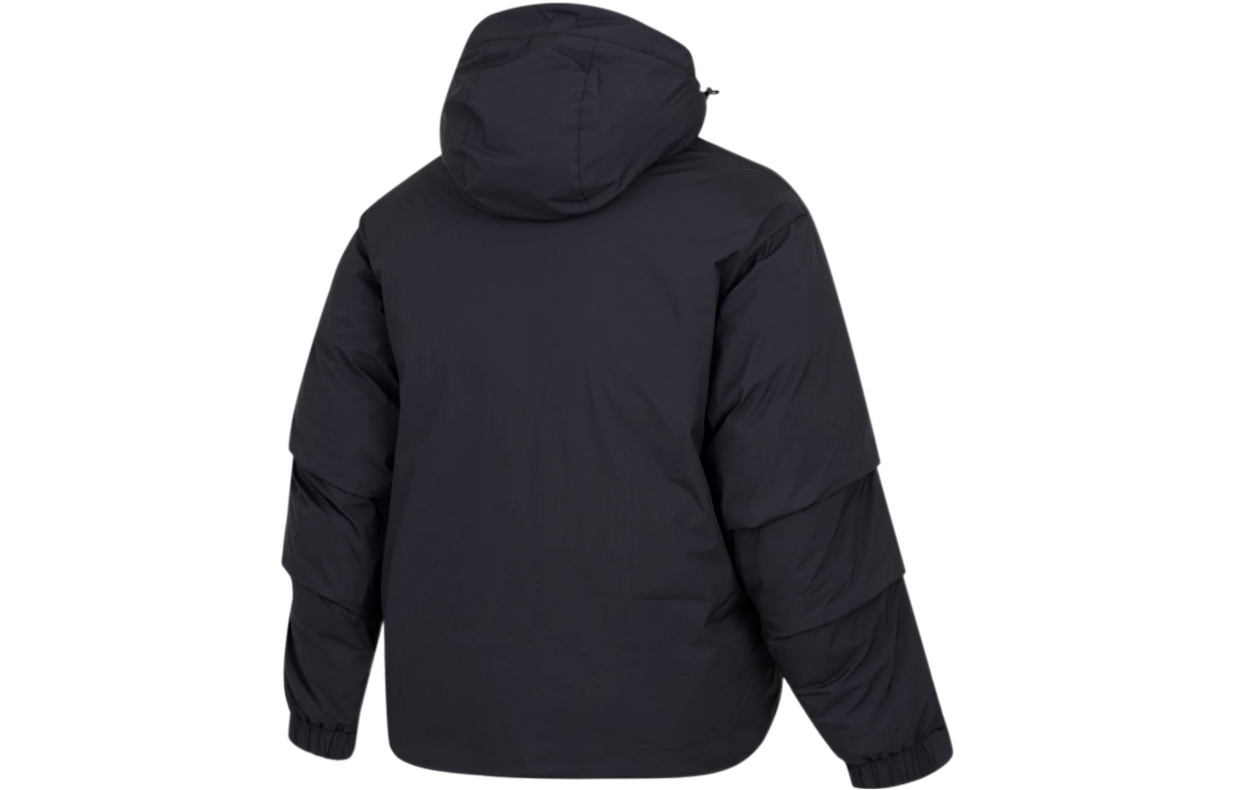 Lookbook 푸마 블랙 방풍 로고 프린트 따뜻한 자켓 933446-01