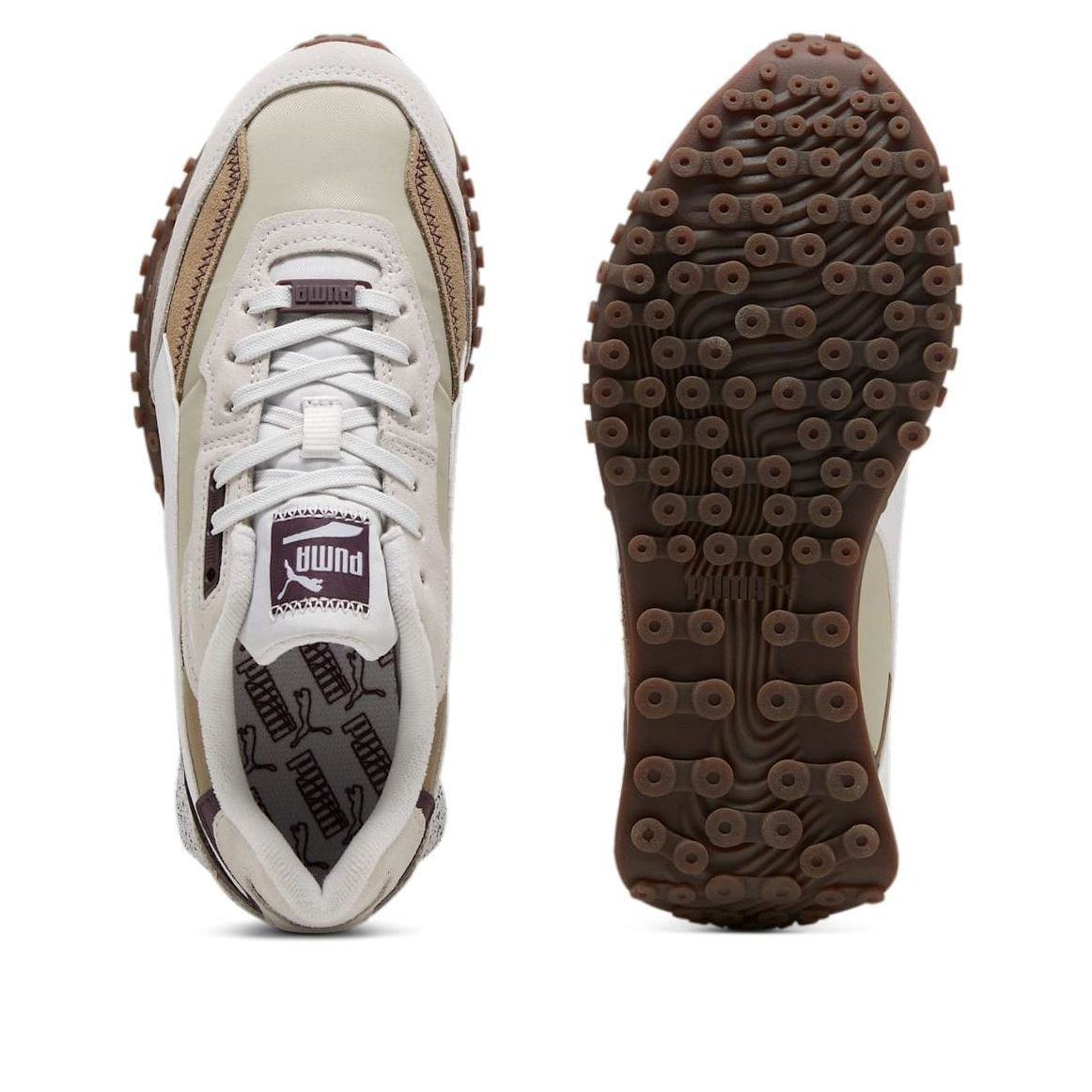 Shop プーマ ブラックトップ ライダー 'デザートダスト フェザーグレー' 392725-31