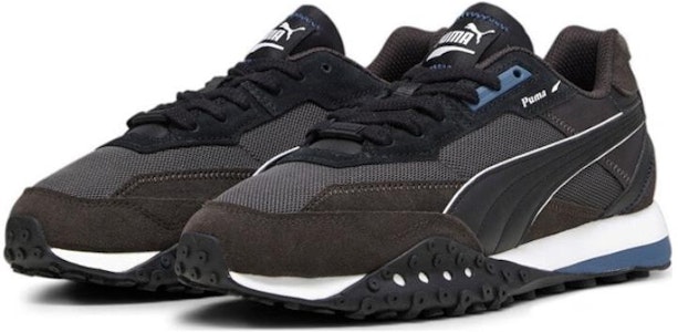 PUMA Blktop Rider Pop 舒適百搭 潮流防滑 低筒 生活休閒鞋 男款 炭黑色 Lookbook PUMA Blktop Rider Pop 舒適百搭 潮流防滑 低筒 生活休閒鞋 男款 炭黑色