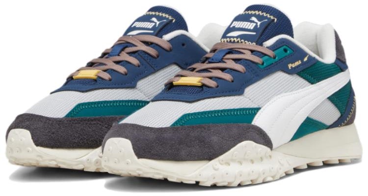 Puma Blacktop Rider Premium 'Abu-abu Ash Malachite' 394829-02 Lookbook Puma Blacktop Rider Premium 'Abu-abu Ash Malachite' 394829-02