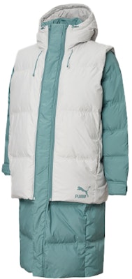 Puma 藍灰色連帽冬季羽絨外套 598317-94 Buy Puma 藍灰色連帽冬季羽絨外套 598317-94